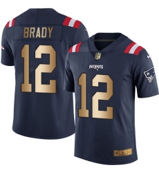 tom brady gold jersey