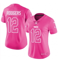 womens pink aaron rodgers jersey