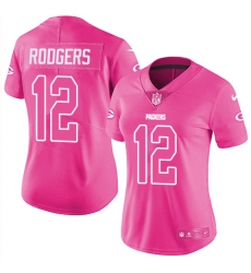 pink aaron rodgers jersey for womens