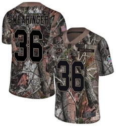 Youth Nike Washington Redskins #36 D J  Swearinger Limited Camo Rush Realtree NFL Jersey
