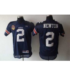 Tigers #2 Newton Blue Embroidered NCAA Jersey