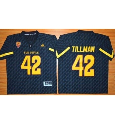 Arizona State Sun Devils #42 Pat Tillman New Black Stitched NCAA Basketball Jersey
