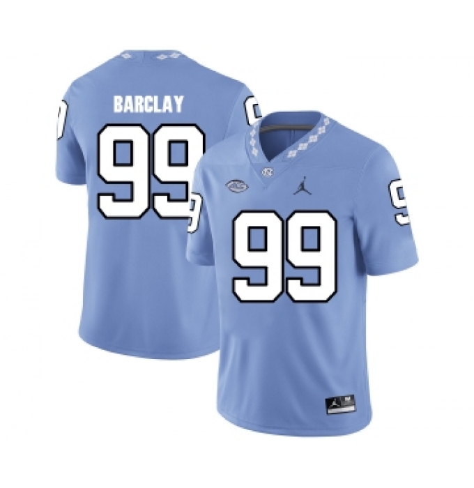 North Carolina Tar Heels 99 George Barclay Blue College Football Jersey