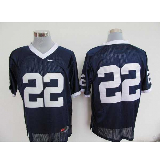 Nittany Lions #22 Navy Blue Embroidered NCAA Jerseys