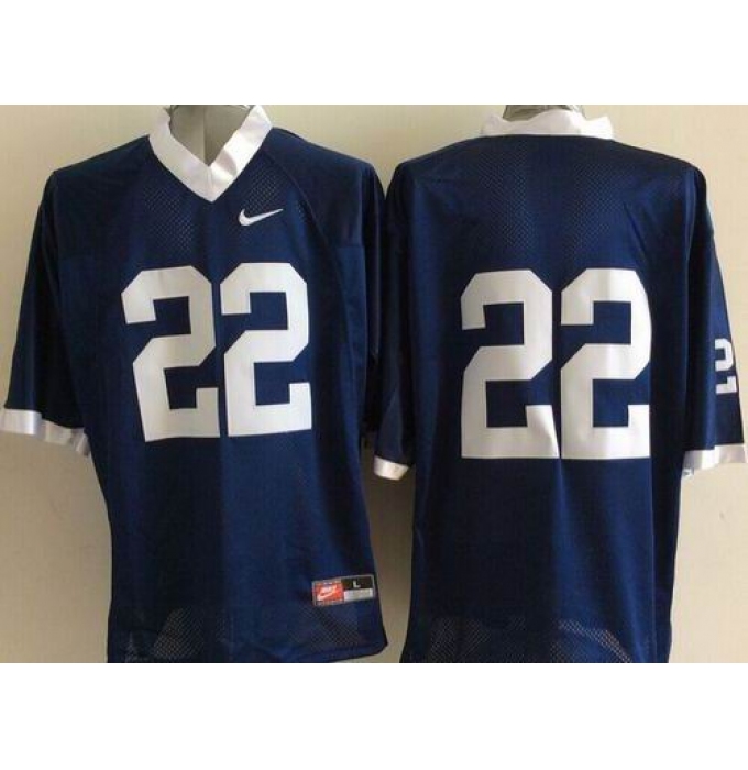 Penn State Nittany Lions #22 Navy Blue Stitched NCAA Jersey