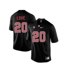 Stanford Cardinal 20 Bryce Love Blackout College Football Jersey