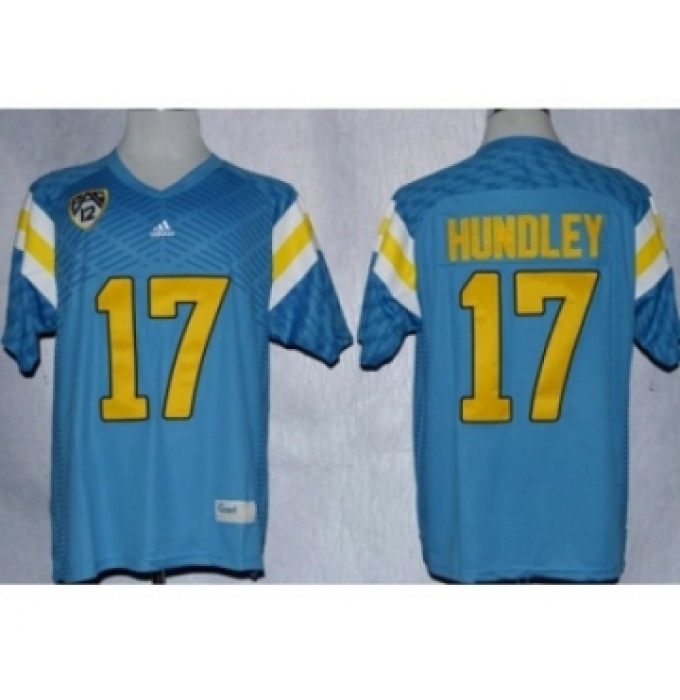 UCLA Bruins Brett Hundley 17 Techfit College Football Jersey Light Blue