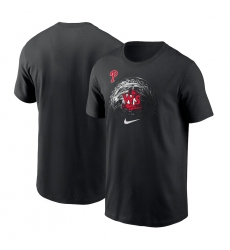 Men's Philadelphia Phillies Nike Black 2022 World Series Worldwide Event T-Shirt