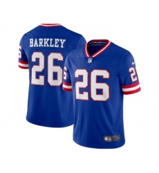 Men's New York Giants #26 Saquon Barkley Royal Vapor Untouchable Limited Stitched Jersey