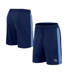 Men's Tennessee Titans Navy Performance Shorts