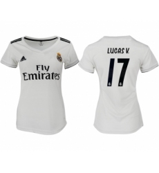 2018-19 Real Madrid 23 KOVACIC Away Women Soccer Jersey