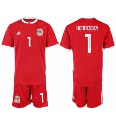 2018-19 Welsh 1 HENNESSEY Home Soccer Jersey