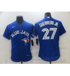Men's Nike Toronto Blue Jays #27 Vladimir Guerrero Jr. Blue Home Stitched Baseball Jersey