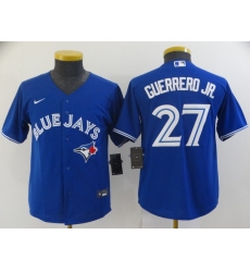 Youth Nike Toronto Blue Jays #27 Vladimir Guerrero Jr. Replica Blue Alternate Baseball Jersey