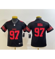 Women's San Francisco 49ers #97 Nick Bosa 2022 Black Vapor Untouchable Stitched Limited Jersey