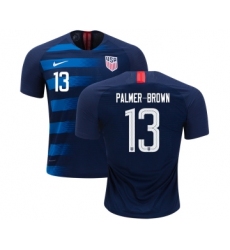 USA #13 Palmer-Brown Away Kid Soccer Country Jersey