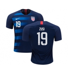USA #19 Zusi Away Kid Soccer Country Jersey