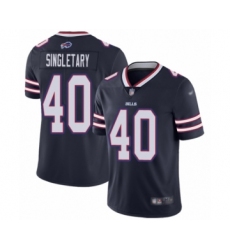 Women's Buffalo Bills #40 Devin Singletary Limited Navy Blue Inverted Legend Football Jersey