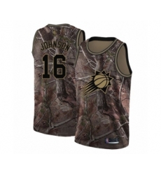 Men's Phoenix Suns #16 Tyler Johnson Swingman Camo Realtree Collection Basketball Jersey