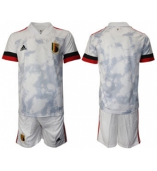 Men's Belgium Custom Euro 2021 Away Soccer Jersey and Shorts