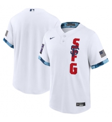 Men's San Francisco Giants Blank Nike White 2021 MLB All-Star Game Replica Jersey