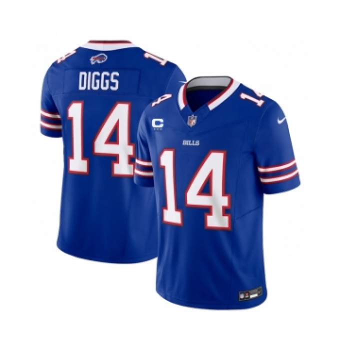 Men's Nike Buffalo Bills #14 Stefon Diggs Blue 2023 F.U.S.E. 4-Star C Vapor Untouchable Limited Football Stitched Jersey