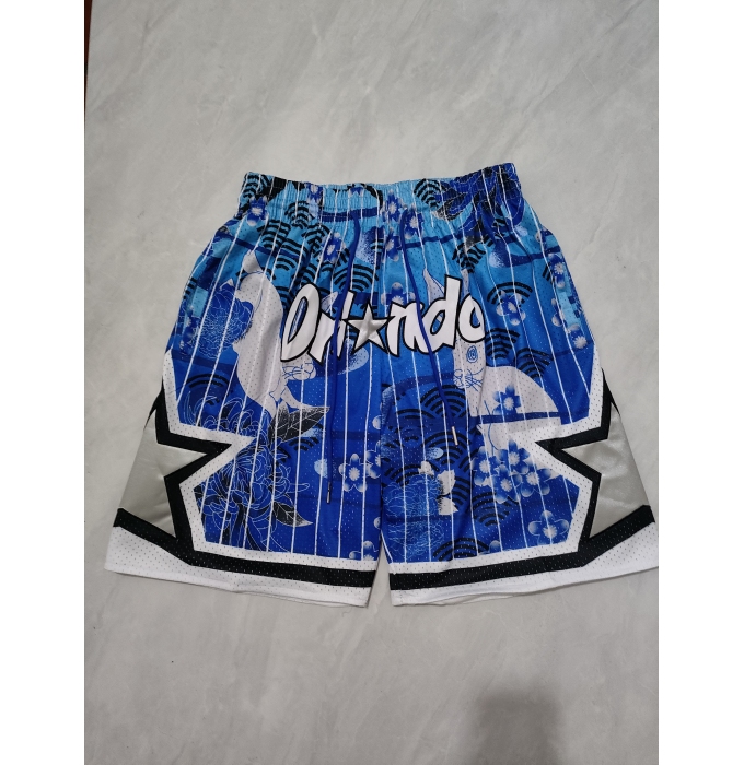Men's Orlando Magic Blue Year of The Rabbit Striped Shorts