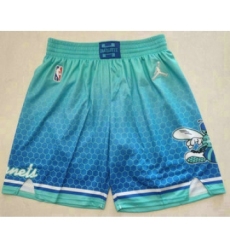 Men's Charlotte Hornets Blue Jordan Diamond 2022 City Edition Swingman Stitched Shorts