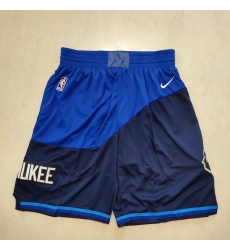 Men's Milwaukee Bucks Blue City Shorts