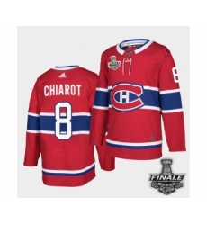 Men's Adidas Canadiens #8 Ben Chiarot Red Road Authentic 2021 Stanley Cup Jersey