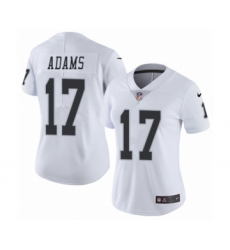 Women's Las Vegas Raiders #17 Davante Adams White Vapor Untouchable Limited Stitched Jersey