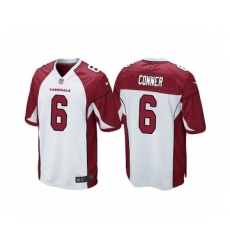 Men's Arizona Cardinals #6 James Conner Game White Nike Jersey