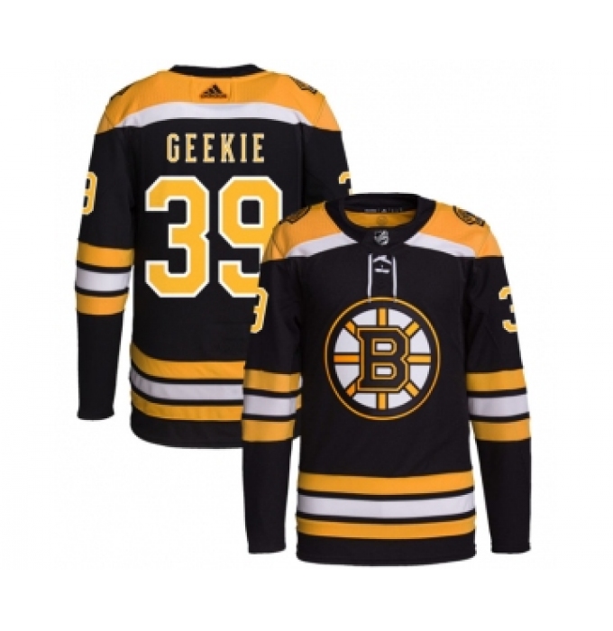 Men's Boston Bruins #39 Morgan Geekie Black Stitched Jersey