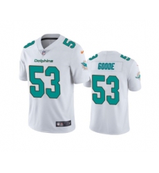 Men's Miami Dolphins #53 Cameron Goode White Vapor Untouchable Limited Stitched Football Jersey