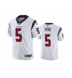 Men's Houston Texans #5 Jalen Pitre White Vapor Untouchable Limited Stitched Jersey