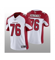 Men's Arizona Cardinals #76 Will Hernandez White Red Vapor Untouchable Stitched Football Jersey