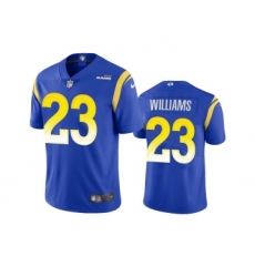 Men's Los Angeles Rams #23 Kyren Williams Royal Vapor Untouchable Limited Stitched Football Jersey
