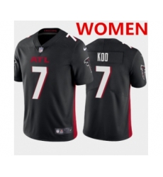 Women's Atlanta Falcons #7 Younghoe Koo New Black Vapor Untouchable Limited Stitched NFL Jersey