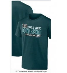Men's Philadelphia Eagles Fanatics Branded Midnight Green 2022 NFC East Division T-Shirt